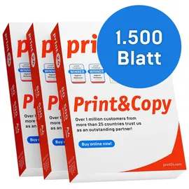 print24 Druckerpapier A4 80 g/m2 1500 Blatt