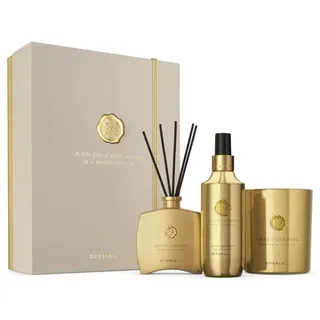 RITUALS Geschenkset Sweet Jasmine Large – luxuriöse Raumdüfte aus der Private Collection – Aromatherapie-Geschenkbox mit Raumparfüm, Duftkerze und Duftstäbchen
