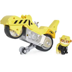 Spin Master PAW Patrol Moto Pups Rubbles Motorrad mit Spielfigur, Fahrzeug mit R