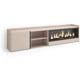 SKRAUT HOME Lowboard 212x50 cm Beige Holzwerkstoff