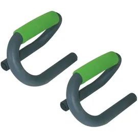 Schildkröt Fitness Liegenstützengriffe Push Up Bars anthrazit/limegreen 960040