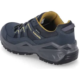 Lowa Sirkos Evo GTX LO Herren Stahlblau/Senf 42