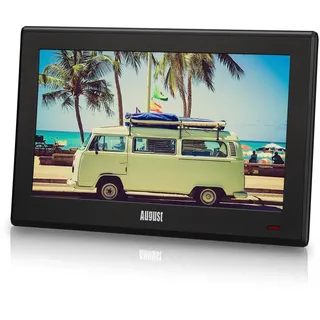 10" Tragbar HD TV DVB-T2 MPEG4 H.265/HEVC LCD Fernseher -  August DA100D