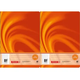 Brunnen Schulheft A4 Vivendi 16 Blatt, rautiert, mit Rand, Lineatur 8f)