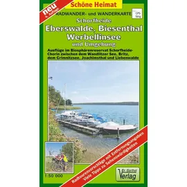Barthel, A Radwander- und Wanderkarte Schorfheide, Biesenthal, Werbellinsee und Umgebung 1 : 50 000