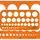 Standardgraph Zeichenschablone Kreisschablone 1-36 mm 45 Kreise