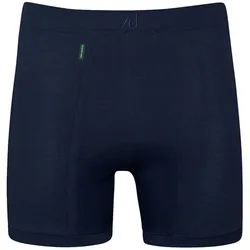 zd ZERO DEFECTS Herren Boxershorts - "Helios", ägyptische Baumwolle, Eingriff, Unterhose, einfarbig Dunkelblau M