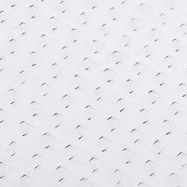 vidaXL Balkon-Sichtschutze 255 x 19 cm Weiß Poly Rattan 10 St.