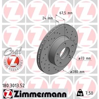 ZIMMERMANN Bremsscheibe FIAT,PEUGEOT,CITROËN 180.3013.52 1341044080,51848618,1300501080 Bremsscheiben,Scheibenbremsen 4246X9,4249H8,51848619