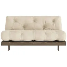 Karup Roots Schlafsofa Baumwolle 2-Sitzer Beige