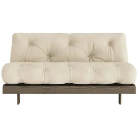 Karup Roots Schlafsofa Baumwolle 2-Sitzer Beige