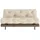 Karup Roots Schlafsofa Baumwolle 2-Sitzer Beige