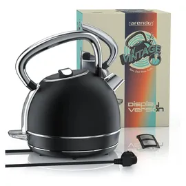 Arendo Wasserkocher 1,7 l Schwarz