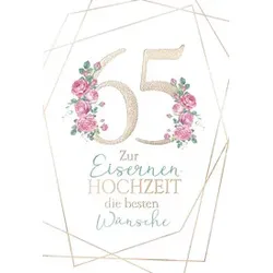 Eiserne Hochzeitskarte geprägt 93-1043   Bild
