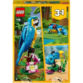 LEGO Creator 3in1 Exotischer Papagei 31136