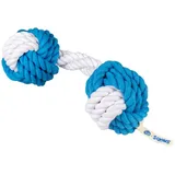 Duvo+ Seilhantel "Die Schlümpfe" Hundespielzeug 30 cm Baumwolle
