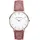 Paul Valentine Damen Armbanduhr MARINA ROSE GOLD PINK VELVET 36 MM PV36149