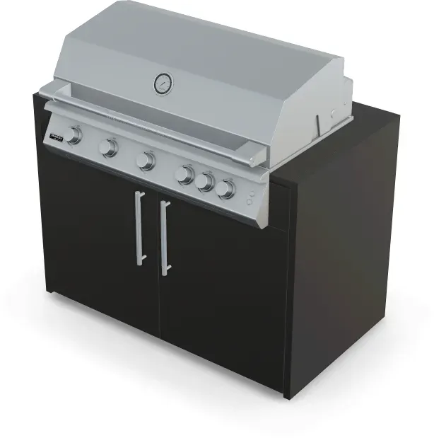 Brabura Fusion 500 RS Modul - Basalt Schwarz / Anthrazit / Silberner Griff