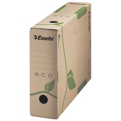 ESSELTE Archivcontainer »ECO 80 mm« (25 St), Archivbox braun