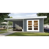 Weka Designhaus 126 Plus 6 x 2,5 m Grau