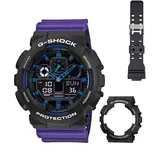 G-SHOCK Casio G-SHOCK Original GA-100 SET Herrenuhr Casio-GA-100-Set047 - Schwarz/Schwarz