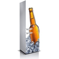 Oedim Vinyl Stickers Bier mit EIS für Kühlschrank. | Kühlschrank Aufkleber | Verschiedene Maße: 185x60cm| Klebstoffbeständig und einfache Anwendung | Stilvoller Design-dekorativer