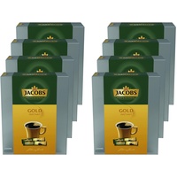 Jacobs Professional Gold Instant Sticks 8er-Pack, 8x25x1,8g löslicher Instant Kaffee, milder und aromatischer Geschmack, löslicher Bohnenkaffee, Vorratspack, Tassenportionen
