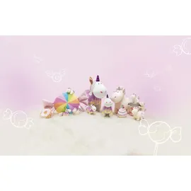 NICI Einhorn Sweety Rainbow 13 cm Weiss