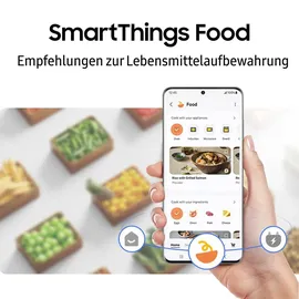 Samsung RB53DG703CS9EF RB6000D Kühl-Gefrierkombination (538 l, 2030 mm hoch, Edelstahl)
