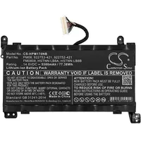 CoreParts Laptop Battery for HP (5300 mAh), Notebook Akku,