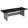 vidaXL Gartentisch 240 x 90 x 74 cm grau/schwarz