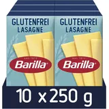 Barilla Pasta Glutenfreie Lasagne aus köstlichem Mais und Reis, perfekt für Menschen mit Zöliakie oder Glutenunverträglichkeit, 10er Pack (10 x 250 g)