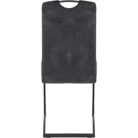 Hela Schwingstuhl Riga, 2er-Set anthrazit B/H/T: ca. 44x100x60 cm - anthrazit