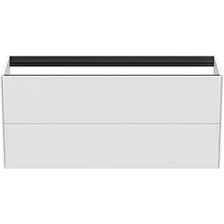 Ideal Standard Conca Waschtisch-Unterschrank T3951Y1 120x37x54cm, ohne Waschtisch-Platte, 2 Auszüge, Weiß matt lackiert