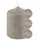 Fink Stumpenkerze 10 cm grau