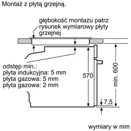 Bosch Herdset Einbau-Backofen mit Induktionskochfeld Booster