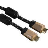 Hama Premium HDMI Kabel mit Ethernet, männlich - männlich, Ferrit, Metall, 1,5 m