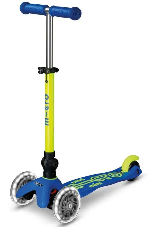 Scooter Mini MICRO DELUXE foldable Neon LED Canary yellow - MMD240