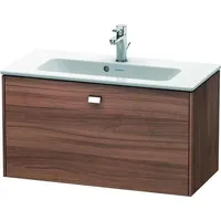 Duravit Brioso Waschtischunterbau BR401101079 820x389mm, Compact, Nussbaum Natur/Chrom, 1