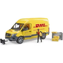 Bruder 02671 - MB Sprinter DHL mit Fahrer gelb 1:16