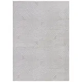 Carpetsale24, Kurzflor Teppich Wohnzimmer 160 x 230 cm, Grau Einfarbig Skandi-Boho Deko, 3D-Effekt, Extra Weich für Flur, Schlafzimmer und Küche