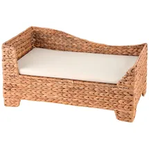 Silvio Design Heimtier Ottomane mit Kissen