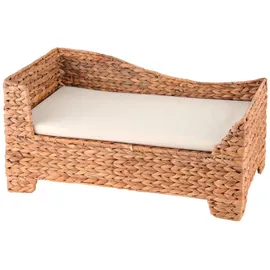 Silvio Design Heimtier Ottomane mit Kissen