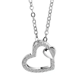 Kette ohne Anhänger ADELIA ́S, silber, herz, Halsketten, Damen, unbekannt