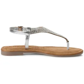 TAMARIS Riemchensandale Damen Silber 38