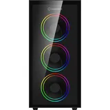 Hyrican CyberpowerPC Infinity Pro Intel® CoreTM i7 16 GB DDR4-SDRAM TB HDD+SSD NVIDIA® GeForce RTX Windows 10 Home Midi Tower PC Schwarz