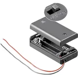 goobay Batteriebox 2x Mignon Kabel 68,4 x 35,4 x 18,6mm