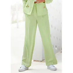 Palazzohose, im Business-Look, elegante Anzughose mit Taschen, Gr. 42 - N-Gr, limone, , 92592108-42 N-Gr