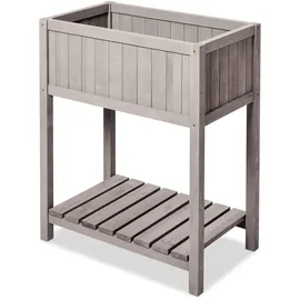 butenkist Hochbeet Geseke 75 x 45 x 85 cm Warm Grey