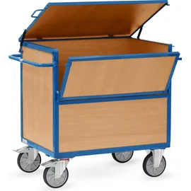 FETRA Holzkastenwagen 2852 - Tragkraft 600kg TPE-Reifen